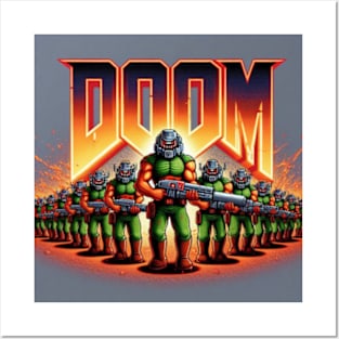 Doom Guy Army Posters and Art